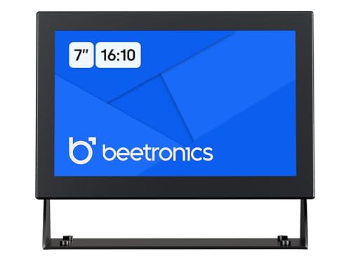 Beetronics 7-Inch Full HD IPS Monitor - Professional Industrial-Grade Display | HDMI, VGA, BNC, RCA Inputs | Durable Metal Housing, Matte Screen, 24/7 Continuous Operation, Wide Viewing Angle - 7HD7M
