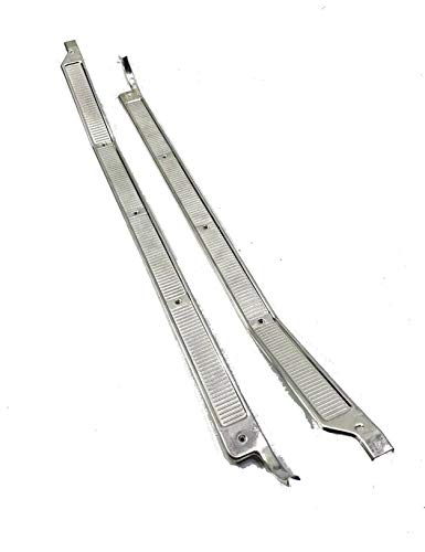 Live Fast Supply Company Pair (2) Truck Door Sill Plates Compatible with Ford Pickup Truck 1973-1979