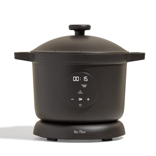 Our Place Dream Cooker | 6-quart Multicooker | 4 Versatile Modes | Pressure Cook, Slow Cook, Sear & Saute, Keep Warm | Hands-Free Steam Release | Tailored Control Panel | Char