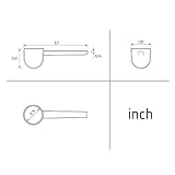 5 Gram Measuring Smidgen Micro Scoop 10 Ml PP Lab Measuring Mini Spoons for Powder Measurement or Baking - Static-free Plastic Tiny Scoops for Grams Small Measure Pack of 15 (Green)