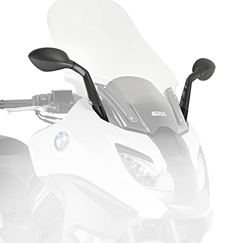 KiWAV Aftermarket Mirrors Replacement Compatible for BMW C600 Sport 11~15 / C650 Sport 14~20 Sold as a Pair