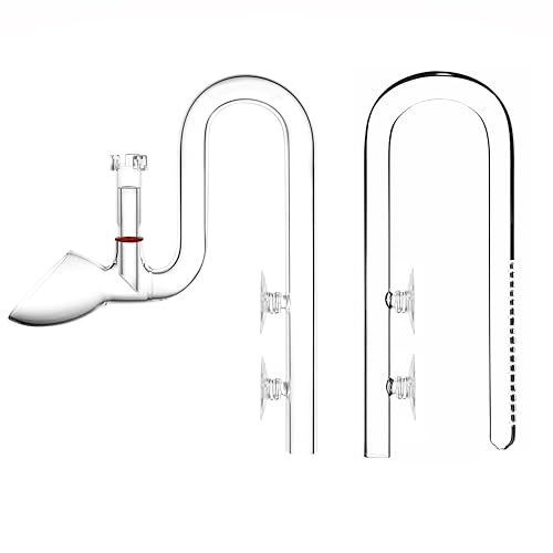 JARDLI Mini Skimmer Lily Pipe Outflow and Inflow Kit for Nano Planted Tanks (17mm for 5/8'' i.d. (16/22mm) tubing)