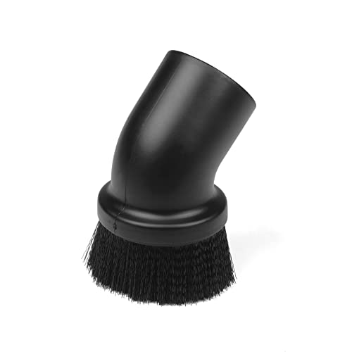 CRAFTSMAN CMXZVBE37413 2-1/2 in. Dusting Brush Wet Dry Vac Attachment, Industrial-Grade Shop Vacuum Accessory for Cleaning Stubborn Debris, Fits 2-1/2 in. Hose Diameter