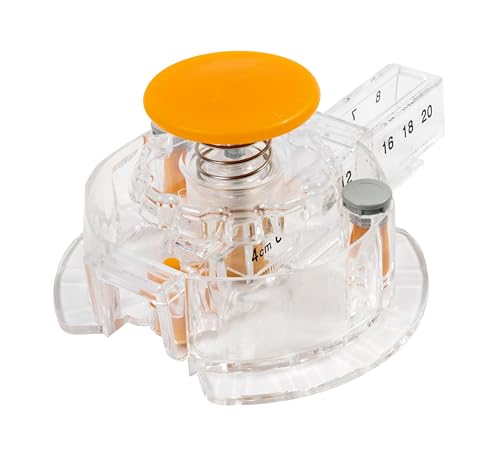 Fiskars Circle Cutter with 3 Replacement Blades - 1" to 8 Cut Length - Arts and Crafts Paper Cutter - Clear/Orange