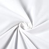 AK TRADING CO. Muslin Fabric/Textile Bleached - Draping Fabric - Bleached White 10 Yards Medium Weight - 100% Cotton (60in. Wide)