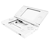 eXtremeRate White Replacement Full Housing Shell for Nintendo DS Lite, Custom Handheld Console Case Cover with Buttons, Screen Lens for Nintendo DS Lite NDSL - Console NOT Included