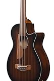 Ibanez AEGB24FE AEG Fretless Acoustic-electric Bass Guitar - Mahogany Sunburst