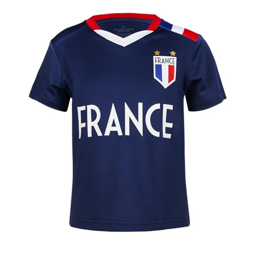 Cnins M-bappé France Jersey 2023 - Soccer Uniform for Adults/Youth Size XS-3XL (CNSK-FR, XS)