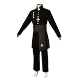 TAIGUJI Nameless Ghoul Cosplay Costume Black Coat Props Halloween Outfit vampire cos (L)