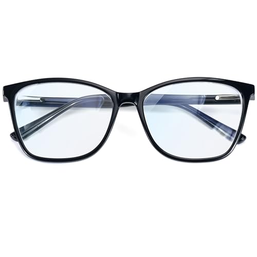 Nearsighted Glasses For Distance Women, Near Sighted Myopia See Far Vision Driving Eyeglasses,Non Prescription Blue Light Farsighted Shortsighted Eye Glass,Fashion Cateye Nearsightedness Frame -1.0