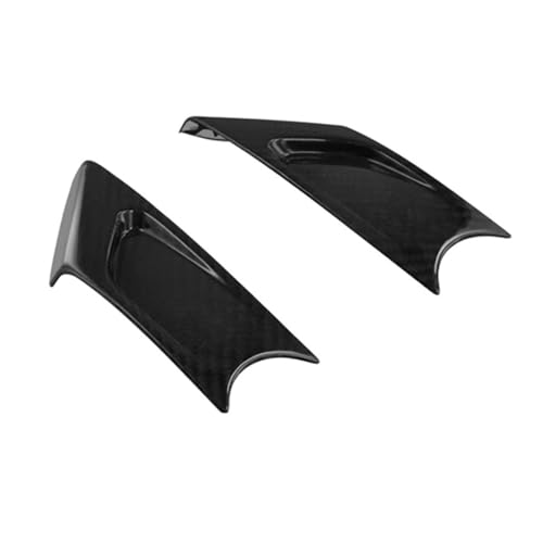 LPWMCFKP Side Markers Scuttle Vents Overlay Cover Fenders Trim Compatible for MINI Cooper R55 R56 R57 R58 R59 MK2 2007-2013 Real Carbon Fiber