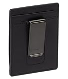 Coach Mens Money Clip Card Case in Sport Calf, Black