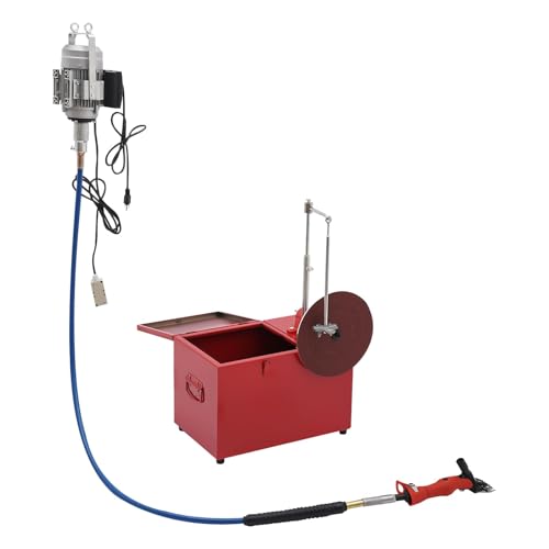 Sheep Shearer WE-66, 550W 2800rpm Electric Shearing Machine Clipper w/ 6.2ft Flexible Shaft, Sharpener+Toolbox+Charger+Motor, 2 in 1 Goat Professional Shearer, Shaving Machine for Thick Hair Animals