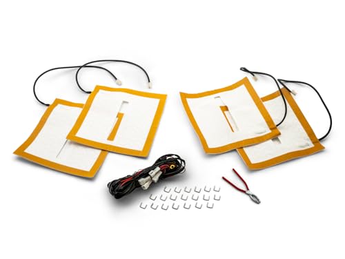 SuperATV Universal UTV Heated Seat Kit with Dual-Zone Control - Ride Comfortably in Cold Weather | Includes 2 Seat Kits