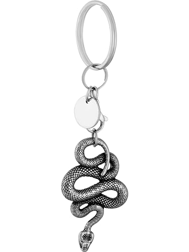 Sacina Gothic Punk Cool Snake Keychain, Goth Emo Punk Grunge Keychain, Goth Accessories, Christmas Accessories Gift for Women