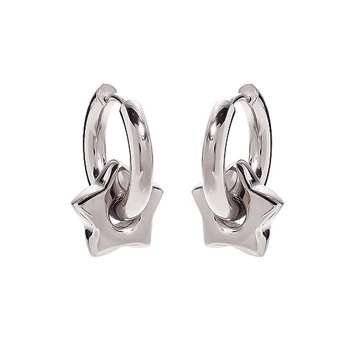 Star Hoop Earrings For Women