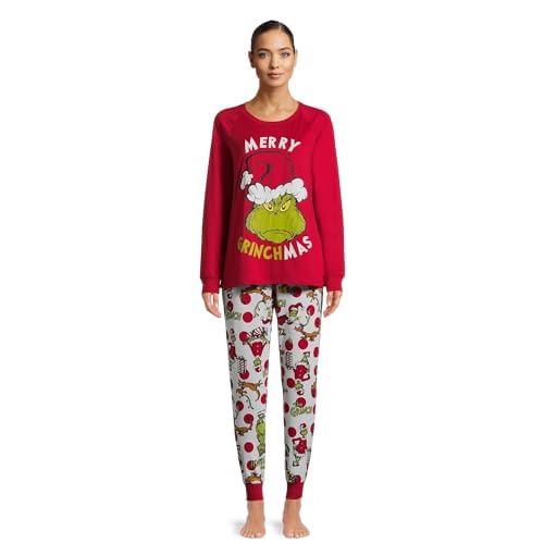The Grinch who Stole Christmas Matching Family Pajamas - Women, Large