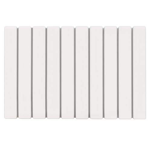 Foldable Stone Bath Mat 60x39cm | Quick-Dry Diatomaceous Earth Bath Rug with PVC Anti-Slip Base | Bathroom, Kitchen, Pet-Friendly Water Absorbent Mat