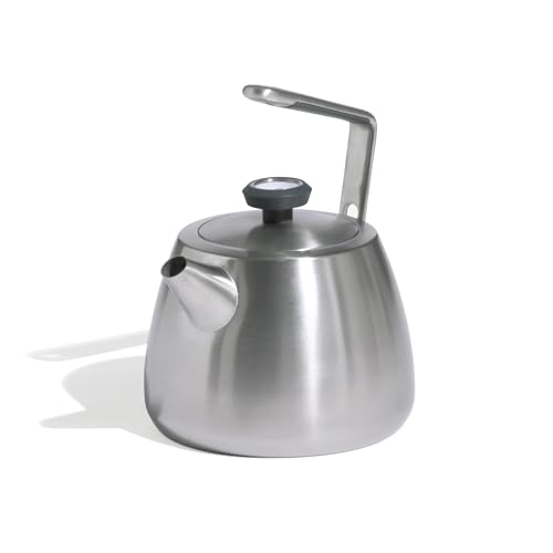 Made In Cookware - 2 QT Kettle - Stainless Steel - With Built-In Temperature Gauge - Includes Handle Sleeve - Induction Compatible