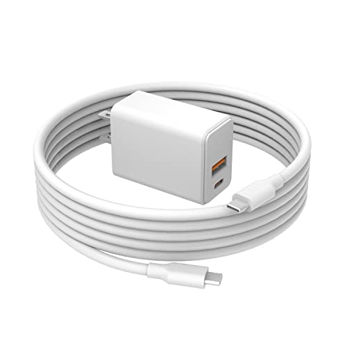 30W Fast Charging Fit for Google Pixel 8/7/6/ Pro/8a/7a/6a Charger - Compatible with Pixel 9/9a Pro XL - Extra Long Cable Phone Quick Rapid Wall Cord