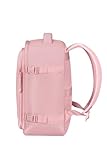 American Tourister Take2Cabin Ryanair Cabin Bag, 25 x 20 x 40 cm, 24 L, 0.50 kg, Hand Luggage, Aeroplane Backpack S Underseater, Pink (Pastel Pink), Pastel Pink, S, ryanair cabin bag, Pastel Pink,