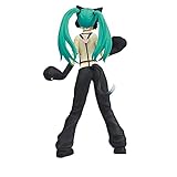 Sega Project Diva Arcade Future Tone Hatsune Miku Super Premium Action Figure Nyanko, 9"