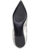 Karl Lagerfeld Paris Women's Vinette Everyday Ballet Flat Sandal, Pewter, 8