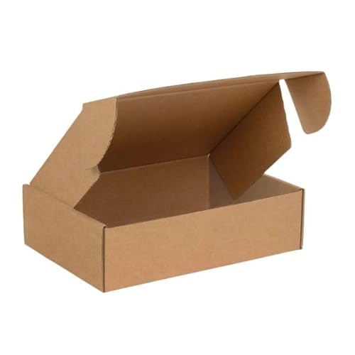 Ucanpack Kraft Shipping Boxes 7x7x3" Made in USA - 50 Pack Standard Kraft Color Corrugated Mailer Box Mailers, Cardboard Boxes for Shipping & Packing - Custom Mailing Boxes - Small Boxes