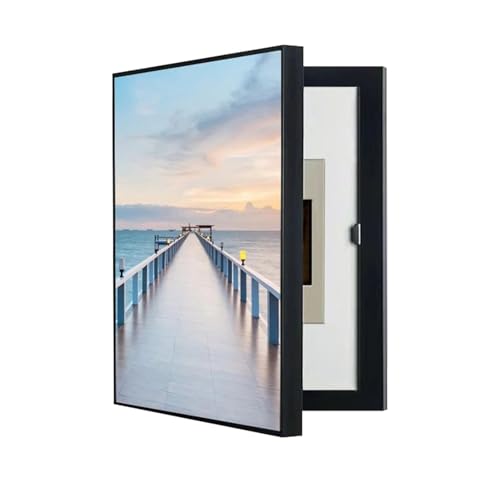 ALTOVEXIS 19X27 in Breaker Box Cover Decorativ,Covering Hide Electrical Panel,Fuse Magnetic Safe Indoor Vertical Circuit Boxes Switch Wall Painting