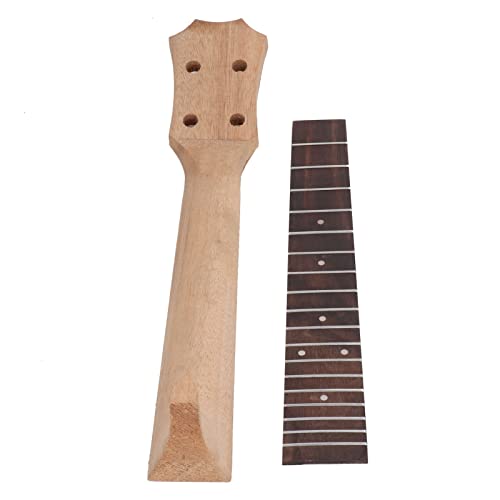 Fretboard Neck Set, Rosewood Tenor Ukulele Neck And Fretboard, Ukulele Wood Fingerboard Replacement Neck Accessories for 4 String Musical Instrument Folk & World Instrument