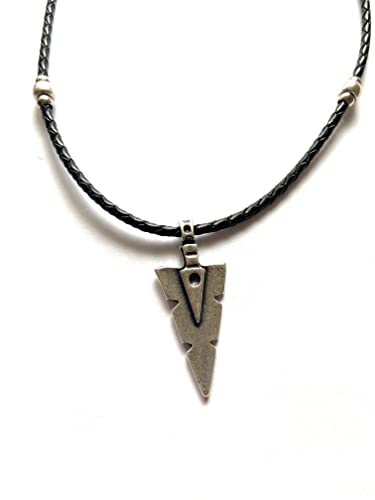 Arrowhead Necklace for Men - Tribal Inspired Jewelry - High Quality Spear Pendant Design