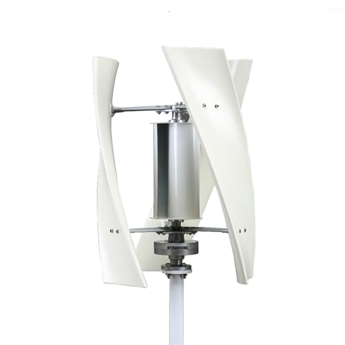 HYZHANHONG 10000W Wind Turbine Vertical Axis Permanent Maglev Generator, Magnetic Levitation Vertical Axis Electric Power Generator 12V-220V, with Controller,48v