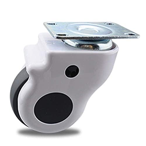 Castor Wheels Caster 4pcs Heavy Duty castors 100mm 360 Degree Rubber Swivel casters with top mounting Plate and Brake 400kg