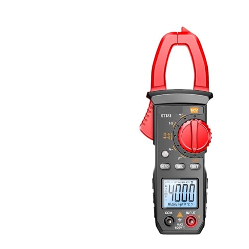 1pc ST181 Smart Clamp Meter Multimeter Digital AC Current Voltage Tester 4000 Counts Amp Ammeter Hz Capacitance NCV Ohm