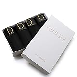 NUDUS Luxury Edition Men’s Underwear – 4-Pack Boxer Briefs – Luxury Cotton Underwear – Soft & Lightweight Sexy Underwear with Silk Waistband – Size S