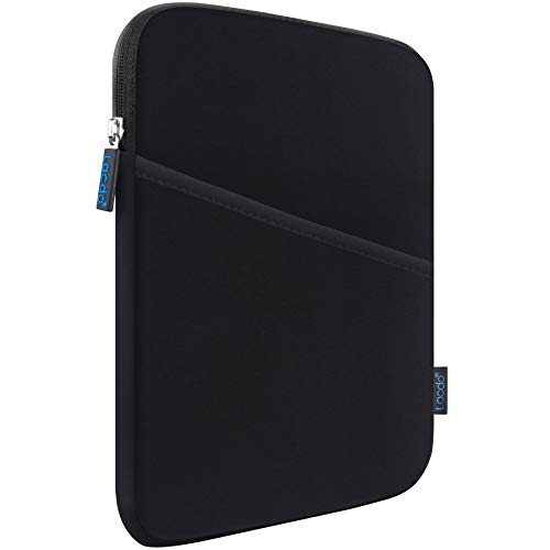 iPad Mini 7 Sleeve, iPad Mini Case Bag, Lacdo Shockproof Tablet Sleeve Case for iPad Mini 7,6,5,4,3,2 / Samsung Galaxy Tab A7 Lite 8.7" / Tab A 8.0" Protective iPad mini sleeve Tablet Bag, Black/Black