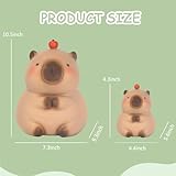 Cute Capybara Piggy Bank Money Box,Novelty Piggy Bank Animal Shaped Money Box for Kids,Unbreakable Saving Coin Box Money Bank for Kid's Girls Boys Christmas Birthday Gift (Frog, Large)