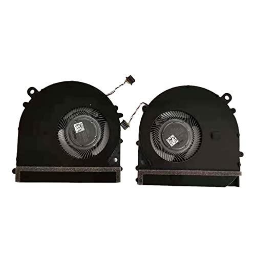 MAHIE New CPU GPU Cooling Fan Compatible for Xiaomi Mi Air PRO 15.6 ND55C05-17E22 6033B0059201 ND55C05-17E2 PRO MX150 Cheerfully (Color : A Pair of Fan)