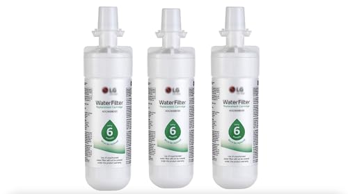SVKDVF LT700P Replacement for LG LT700P Water FiIter 6 Month / 200 Gallon (NSF42 and NSF53), ADQ36006101-3 Count