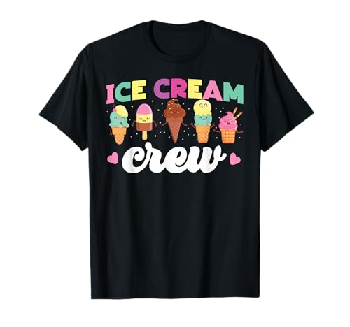 Ice Cream Cone Ice Cream Crew T-Shirt