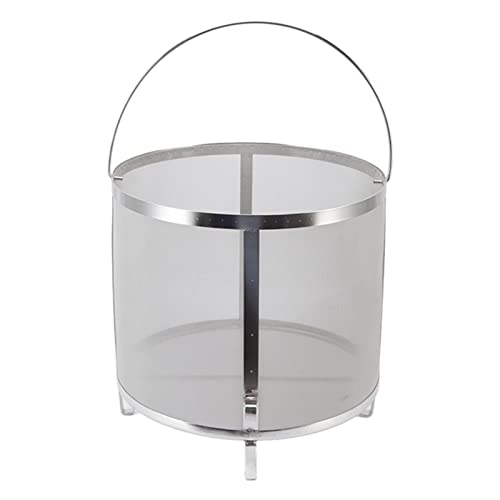 Beer Hops Filter Micron Mesh Barrel Brewing Grain Basket Strainer Stainless Steel Brewing Strainer with Stand Wine Hop Filter