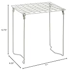 Honey-Can-Do 1-tier eXcessory Locker Shelf BTS-06607 Silver