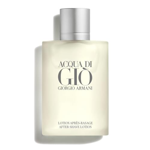 Armani beauty - Acqua di Gio - After Shave - Cologne for Men - Long Lasting Fragrance with Bergamot notes, Jasmine, White Musks, Patchouli & Cedarwood – 3.4 Fl Oz