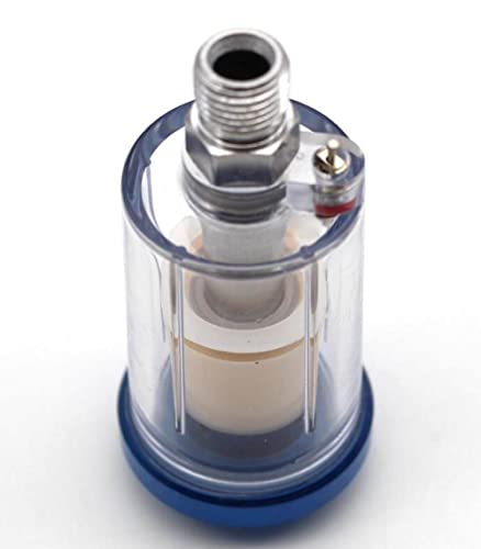 Mini Air Pressure Regulator Aluminum Alloy Spray Gun Pressure Gauge Regulator In-Line Water Trap Filter Pneumatic Tools,Water Trap Filter
