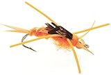 The Fly Fishing Place Basics Collection - Kaufmann's Tungsten Bead Stonefly Nymph Assortment - 10 Bead Head Rubber Legs Wet Flies - 5 Patterns - Hook Sizes 4, 6, 8, 10, and 12