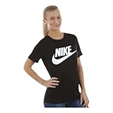 Women's Nike Sportswear Essential T-Shirt Black/White X-Large