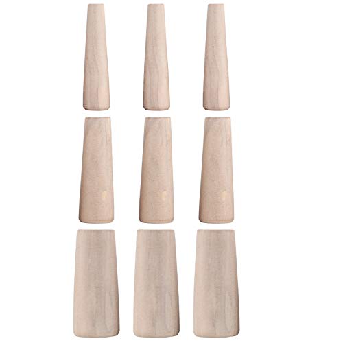 9pcs Safety Wooden Plug Boats Emergency Wood Plugs Stops Emergency Leaks Accessory for Marine Boat Yacht Sailing Fishing