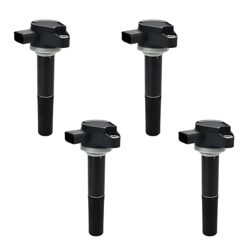 JDMON Set of 4 Ignition Coil Pack Compatible with Mercury 75 80 90 100 115 EFI Verado Outboard 135 150 175 200 225 250 275 300 350 400 4 Stroke 4 Cyl Replacement for 339-880615T01 19005251 8M0039809