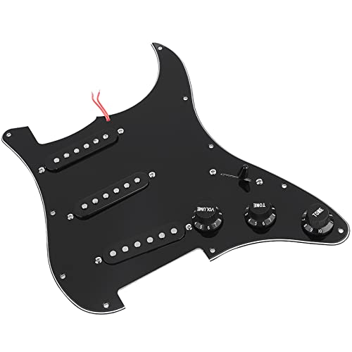 Alomejor ST Style Electric Guitar DIY Kit Set for Enthusiasts of Guitar Making with Premium Materials