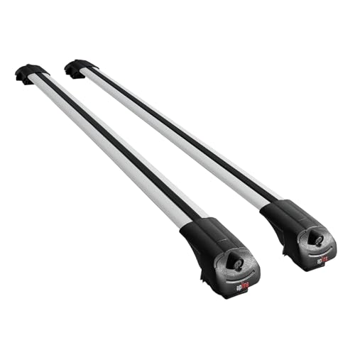 Apline Compatible with Citroen Jumpy 2 (G9) 2007-2016 ACE-1 Car Roof Rack Cross Bar Grey Aluminium 2 Bars